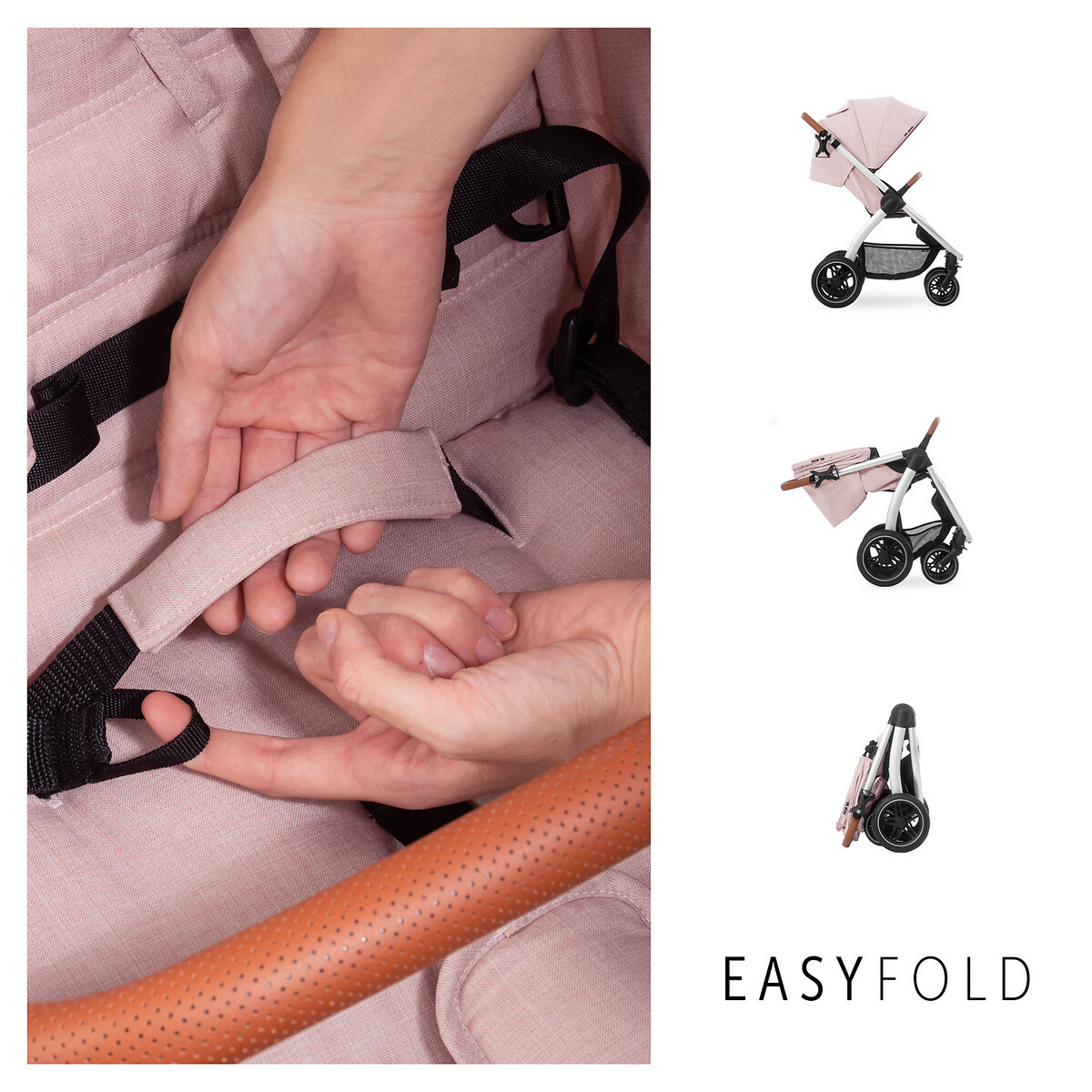 Uptown Adjustable Stroller rose petal, HAUCK