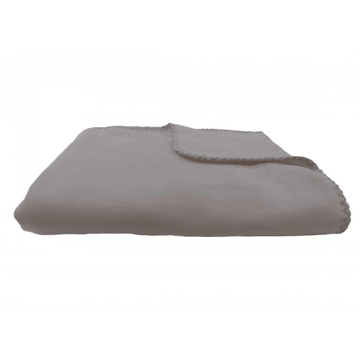 Plaid couverture polyester 130x150cm COOL gris, FUTURE HOME
