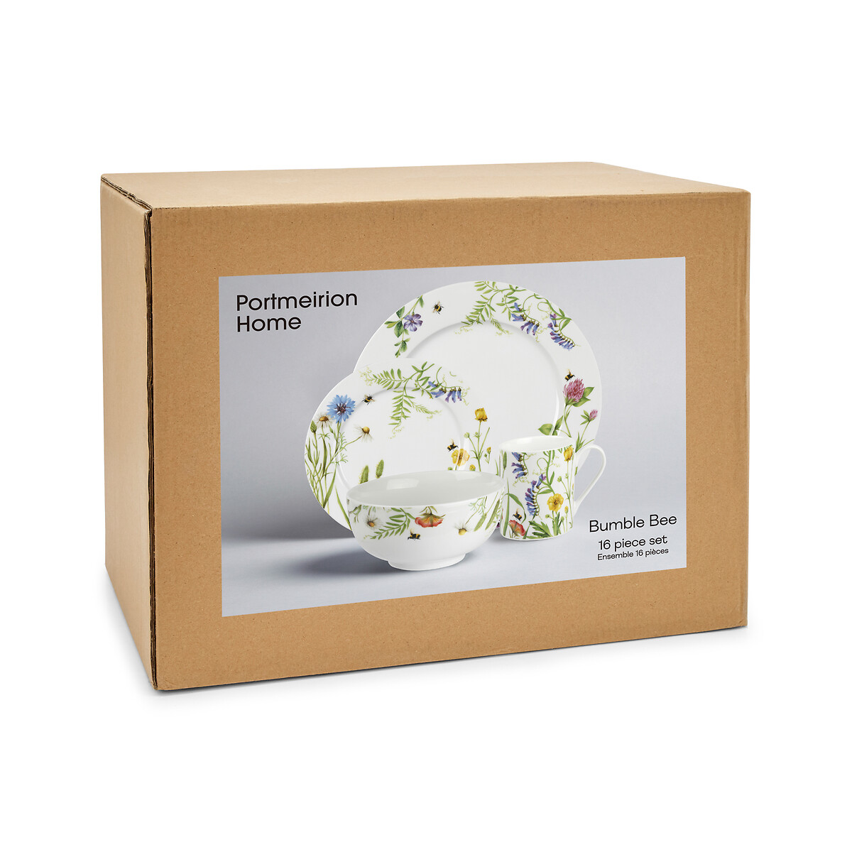 16-Piece Bumble Bee Dinner Set multi-coloured, PORTMEIRION