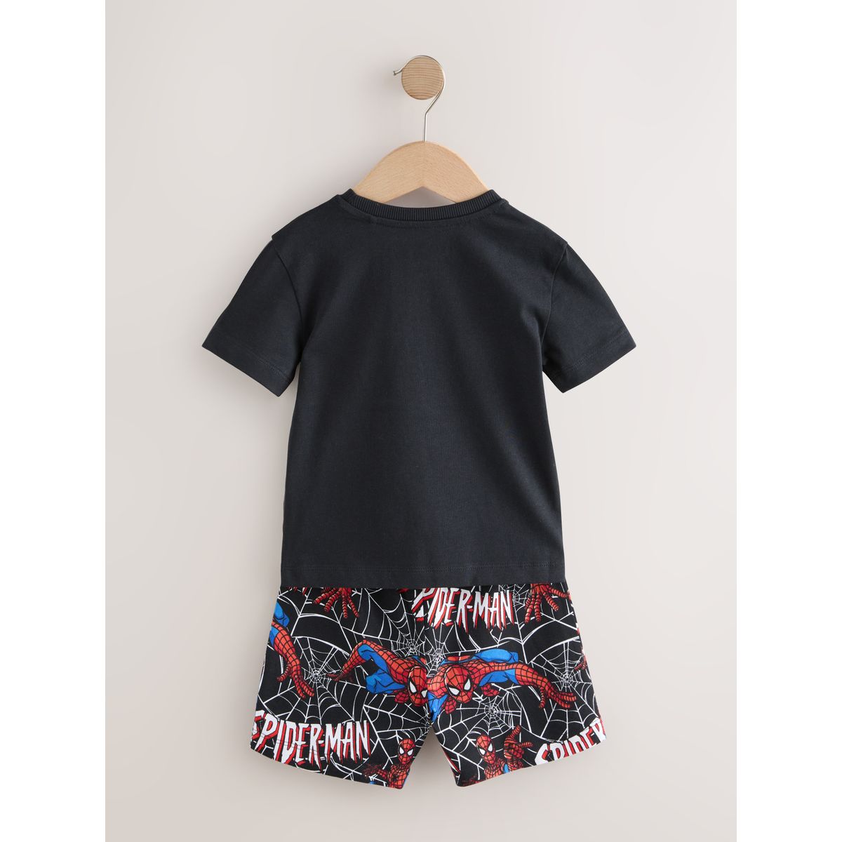 Pyjama short, lot de 3 spiderman noir/rouge, NEXT