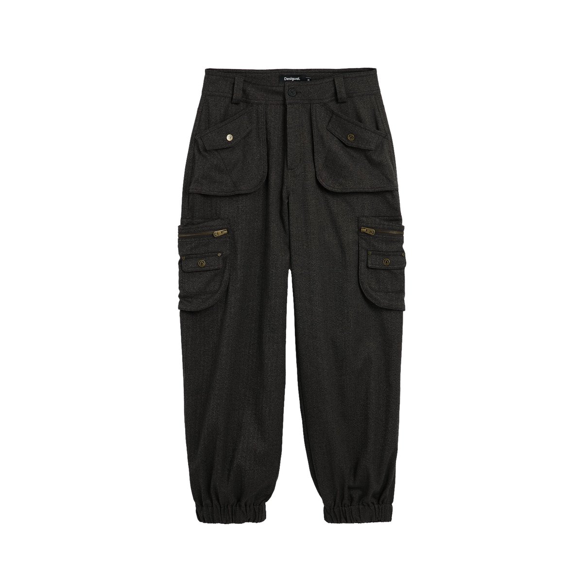 Pantalon cargo jogger gray, DESIGUAL