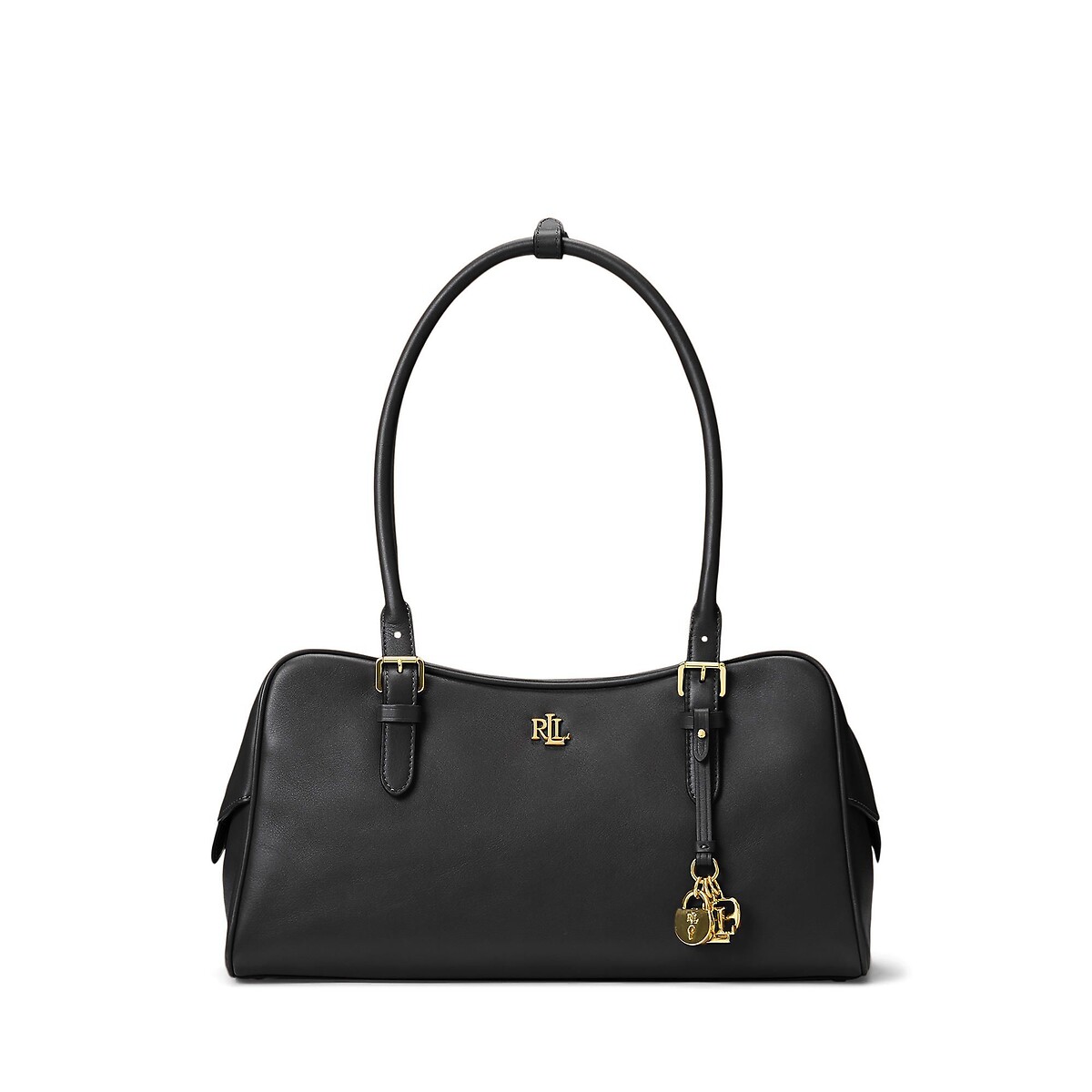 Sac à main porté épaule en cuir, MARCY noir, LAUREN RALPH LAUREN
