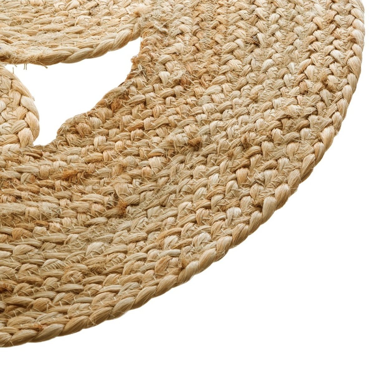 Tapis jute ajouré 80 beige, ATMOSPHERA