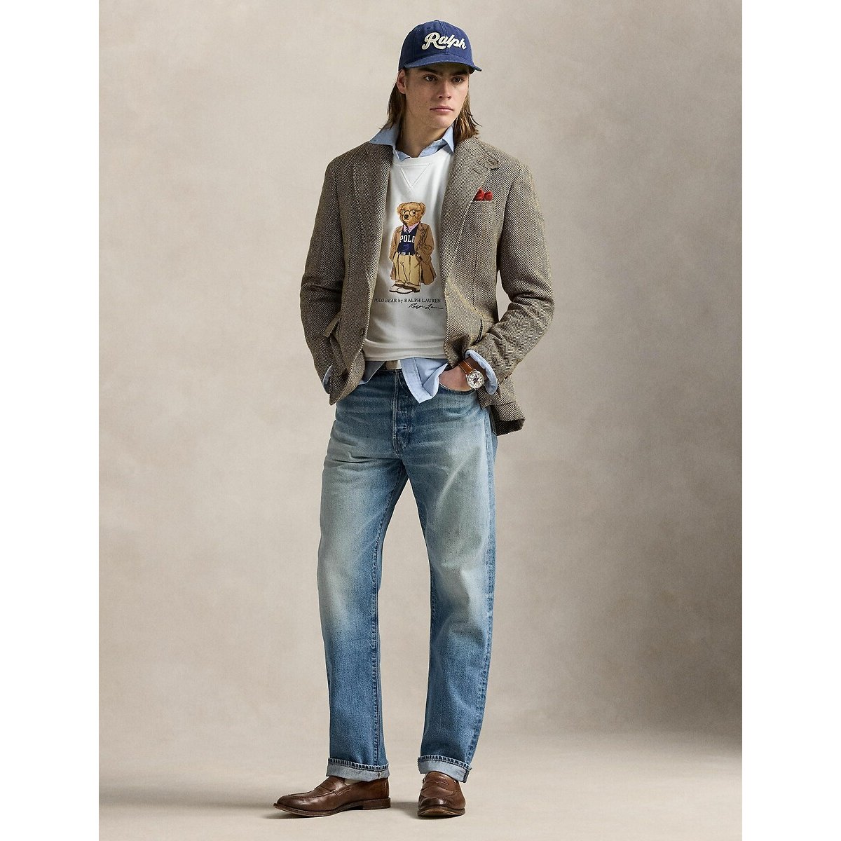 Polo Bear Fleece Sweatshirt white, POLO RALPH LAUREN