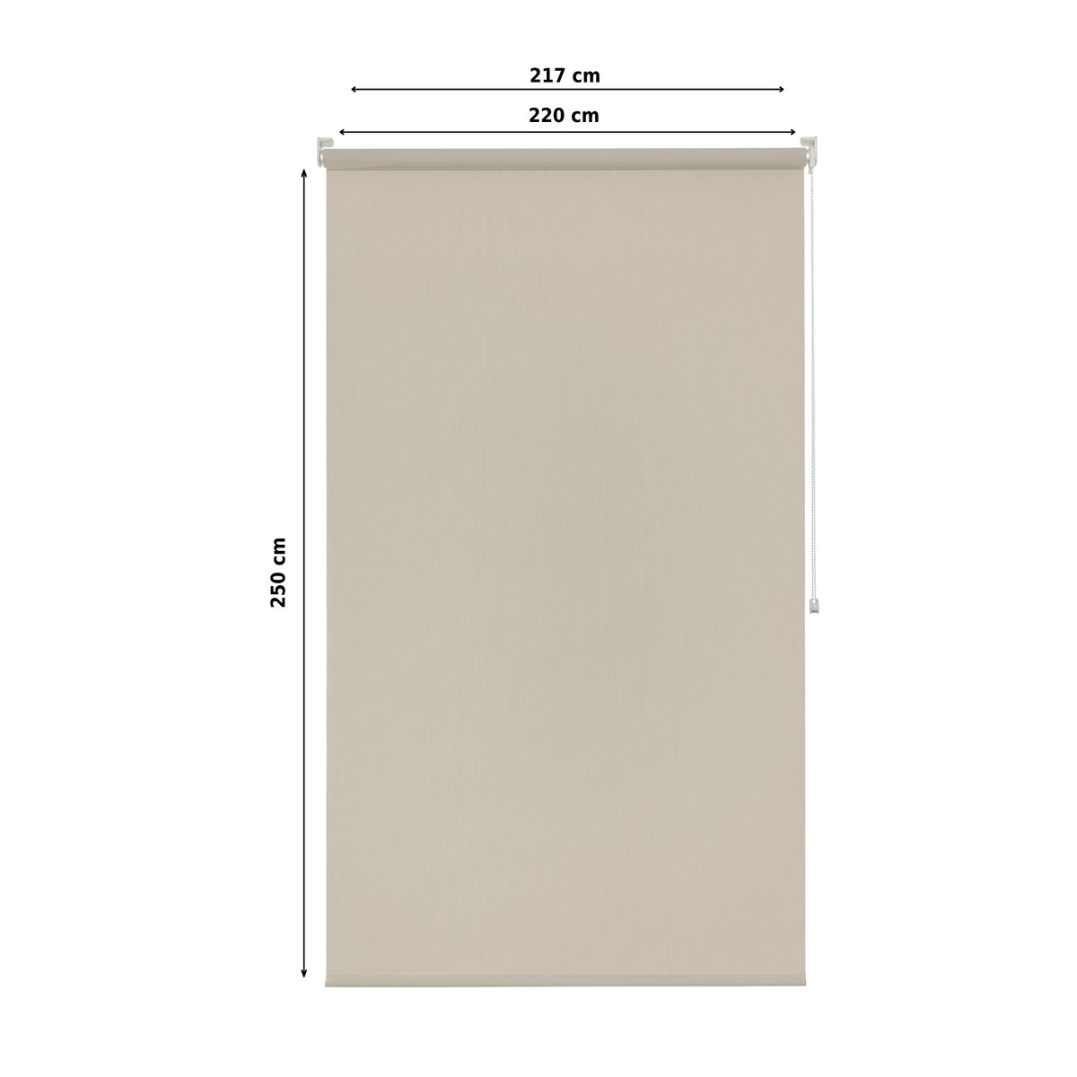 Store enrouleur tamisant, LINEN lin couleur sable, INSPIRE