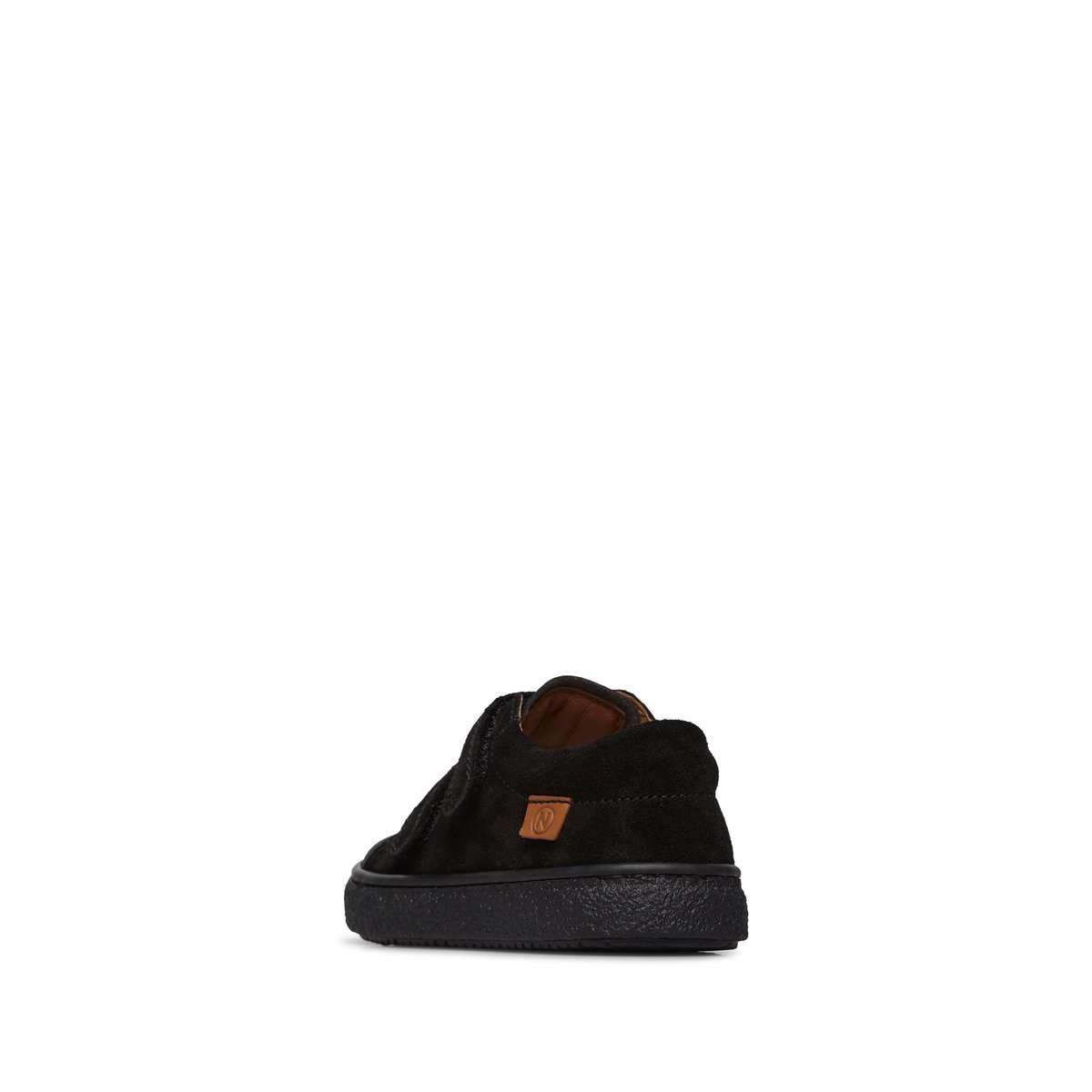 Baskets en cuir et synthétique CAREX VL noir, NATURINO