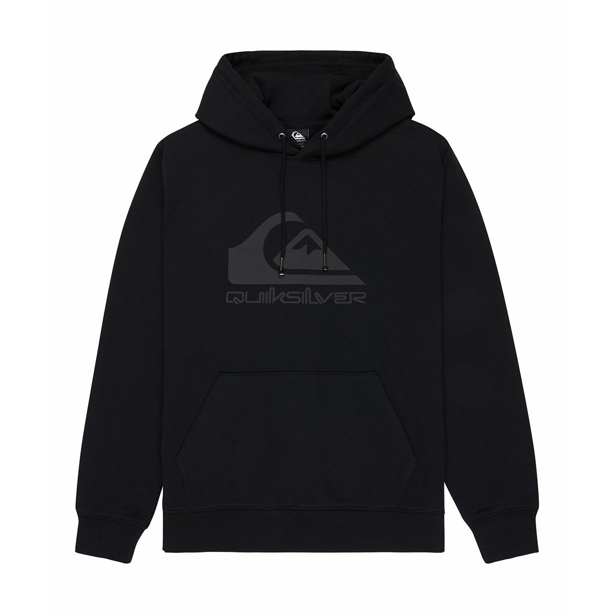 Sweat à capuche logo noir, QUIKSILVER