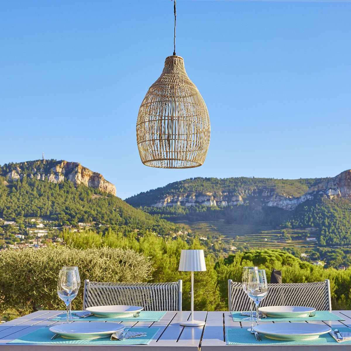 Suspension solaire HOLIDAY beige, LUMISKY