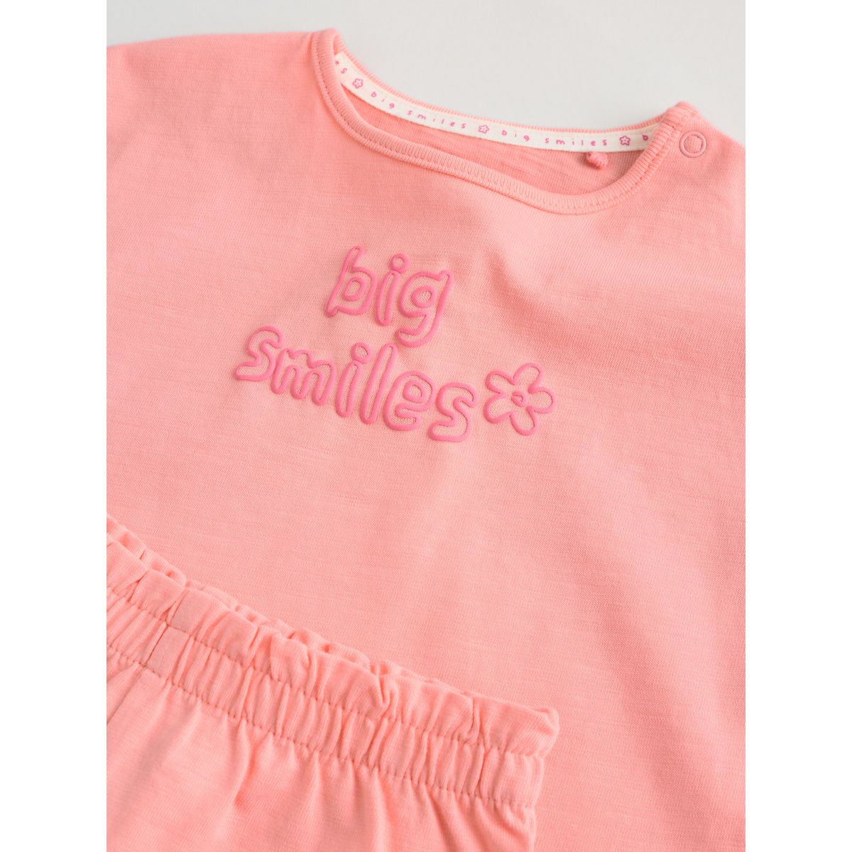 Haut bébé manches courtes et short, 2 pièces rose, NEXT