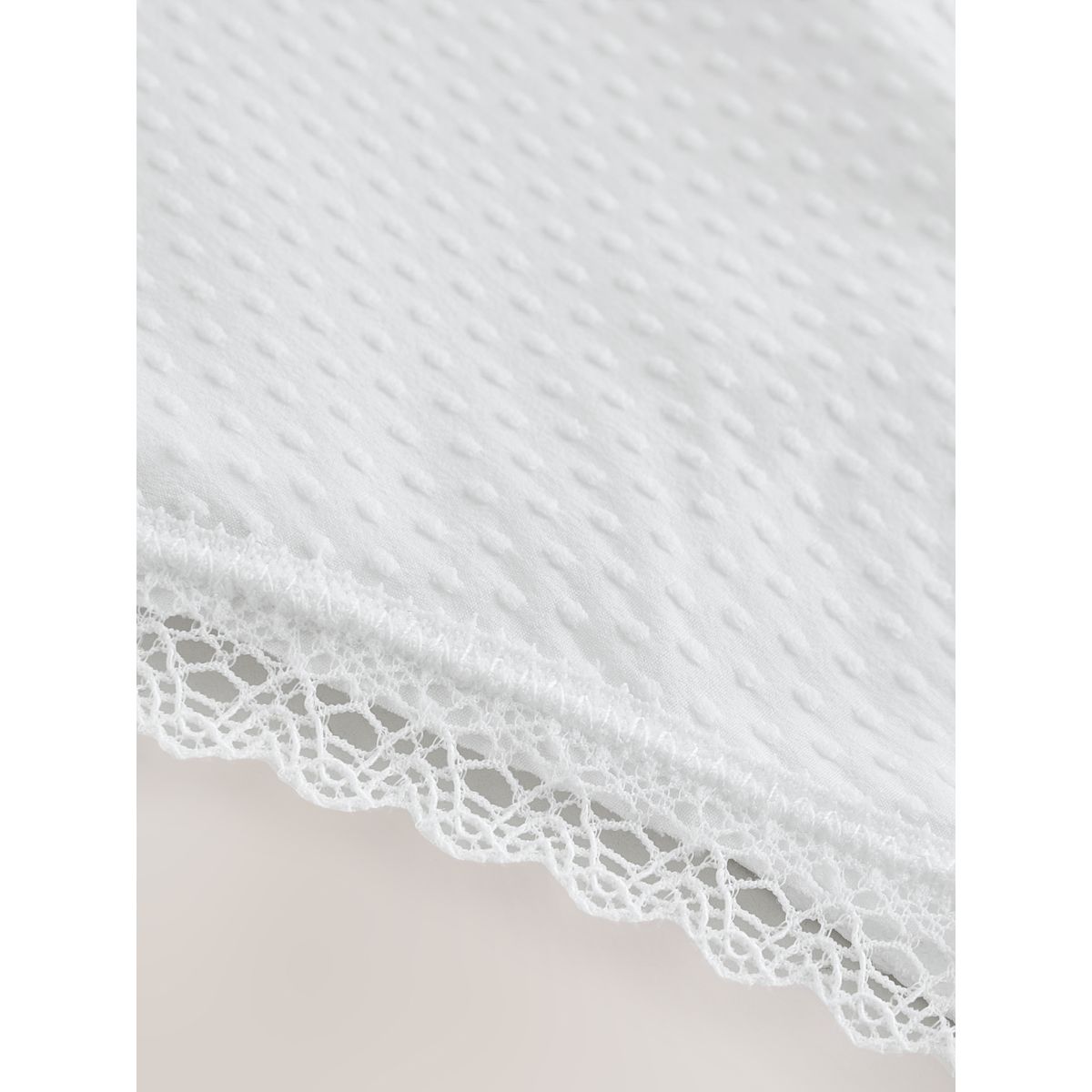 Slip brésilien brodé blanc, NEXT