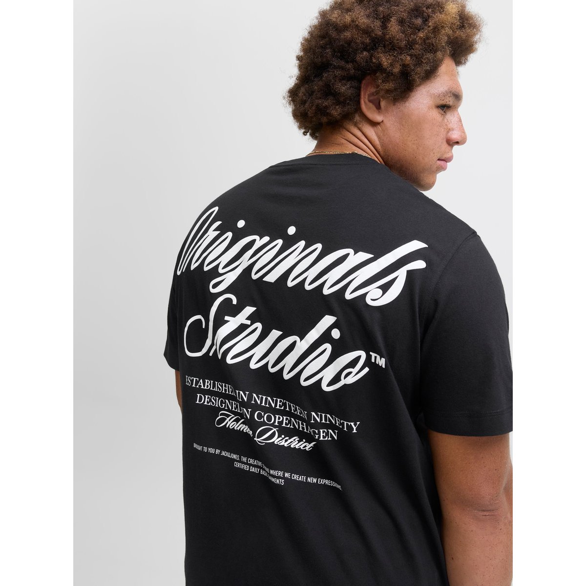 T-Shirt Plus Size T-shirt black 1, JACK & JONES