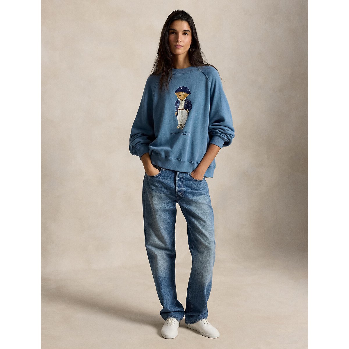 Sweatshirt POLO BEAR mit Rundhalsausschnitt blau, POLO RALPH LAUREN