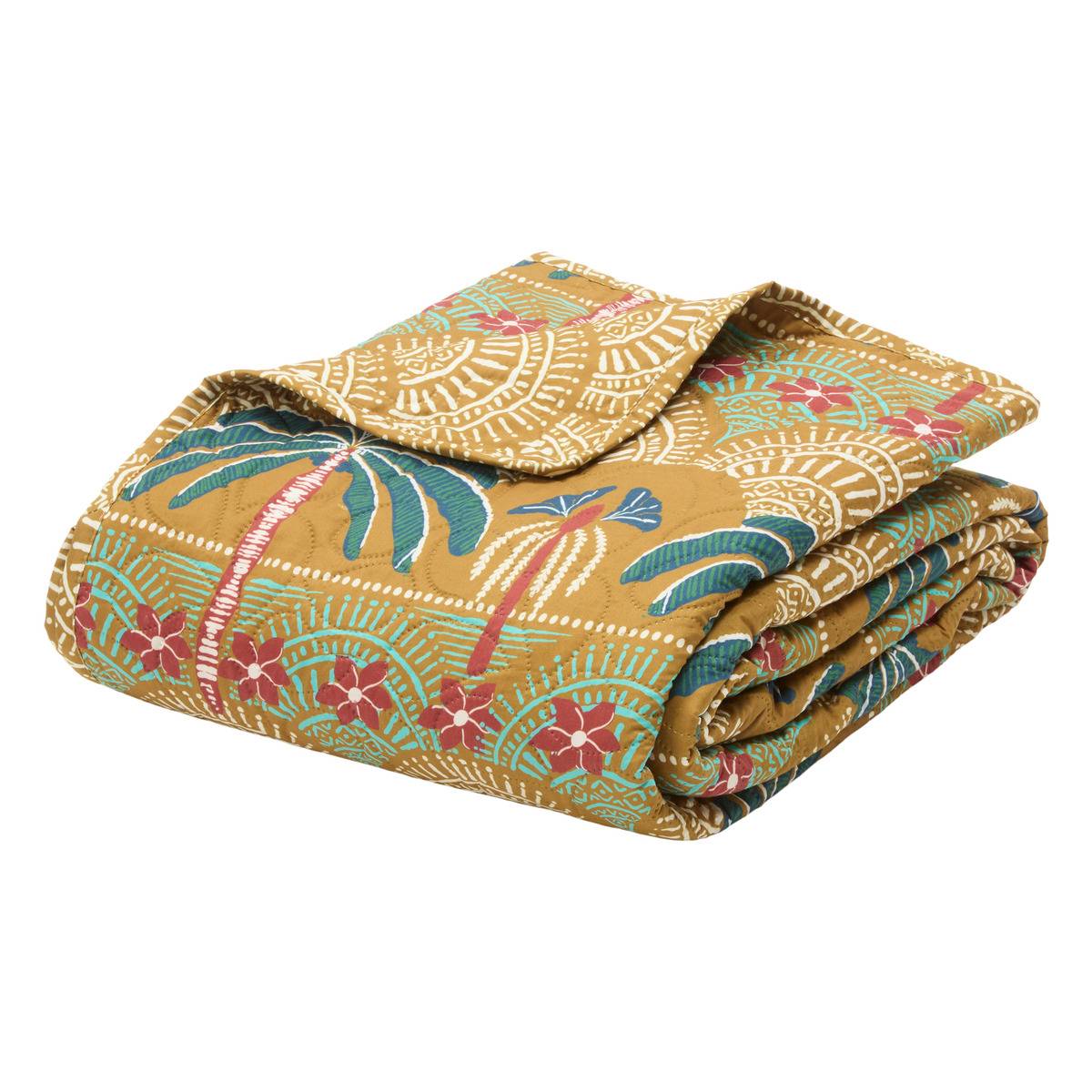 Dessus de lit double COLE ocre, ATMOSPHERA