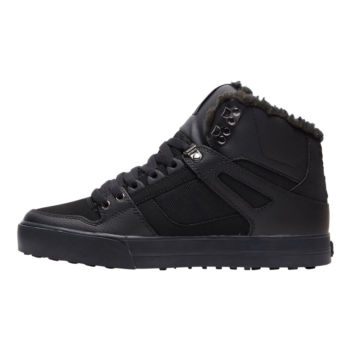 Chaussures d'hiver montantes PURE HIGH-TOP WC WNT. noir black/black/black, DC SHOES
