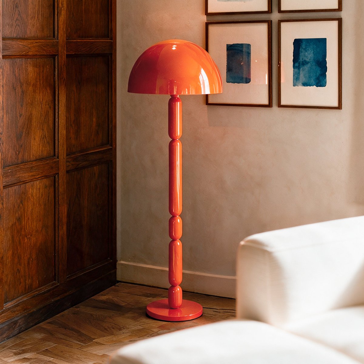 Lampadaire Romy - ROMY orange, MAISON PAVANE