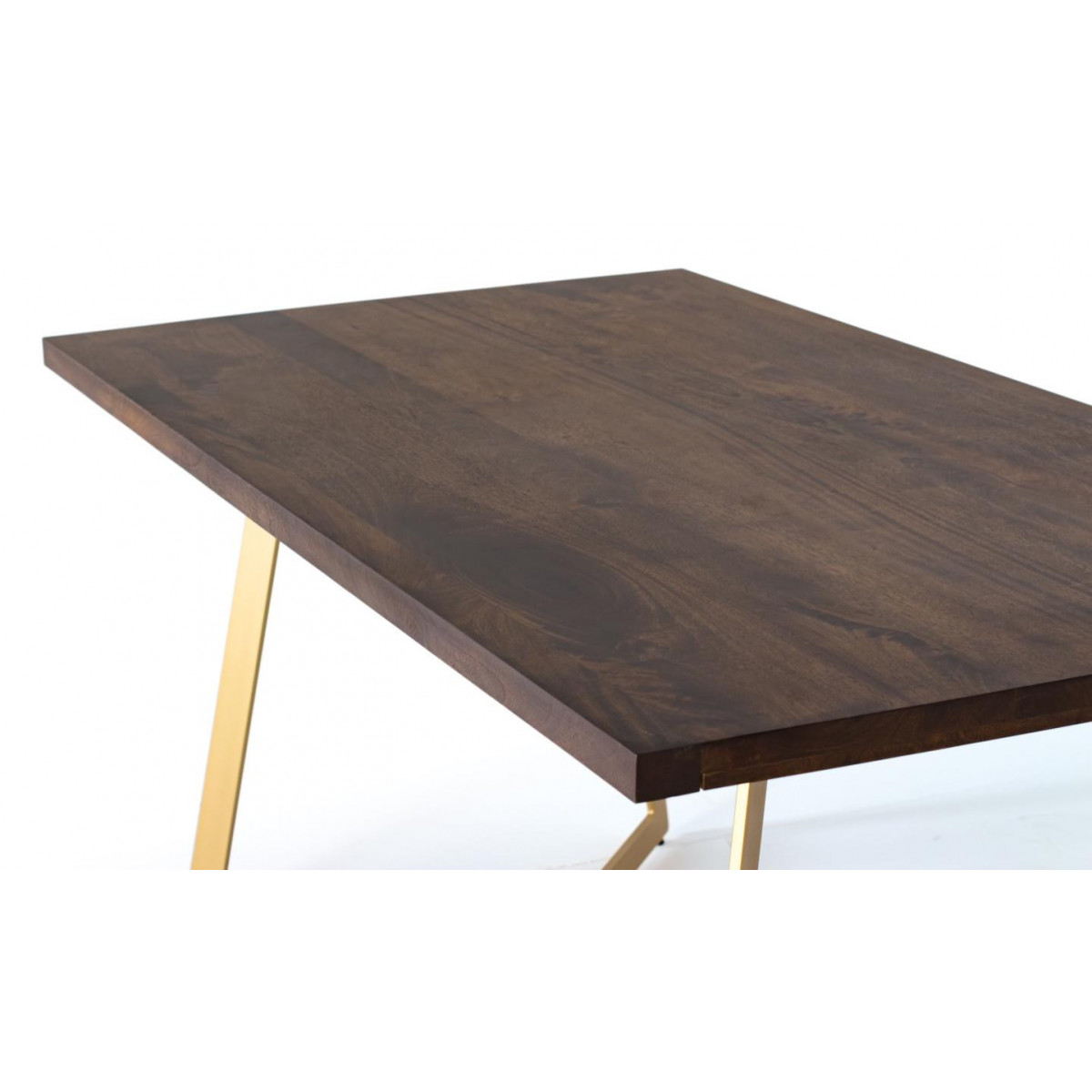 Table à manger - KARIANNE marron, DECORATION D’AUTREFOIS