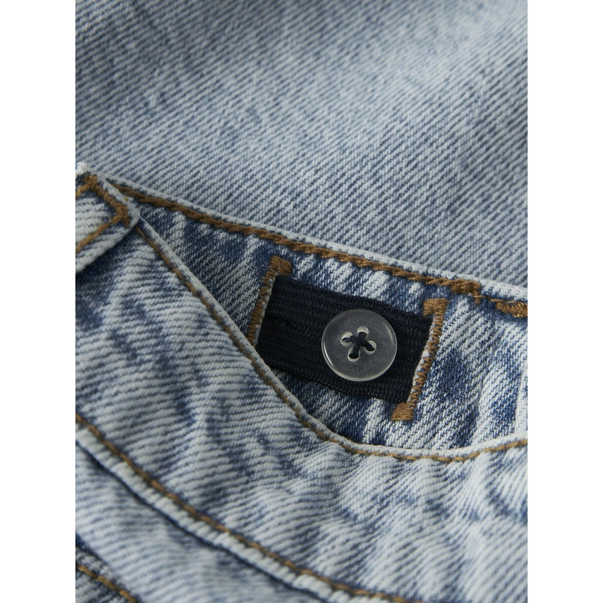 Short long, large bleu denim clair, NAME IT