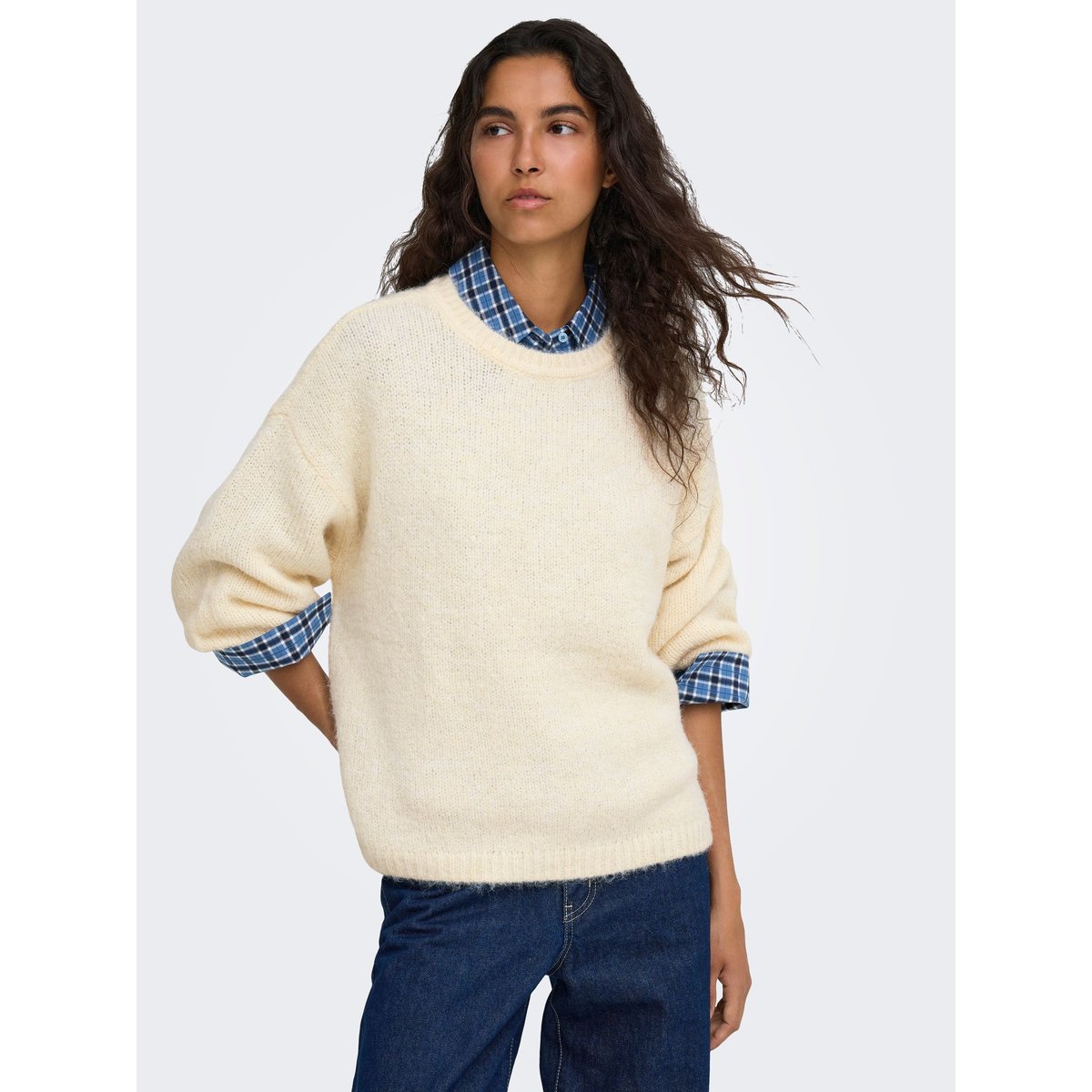 Pull En Maille birch, ONLY