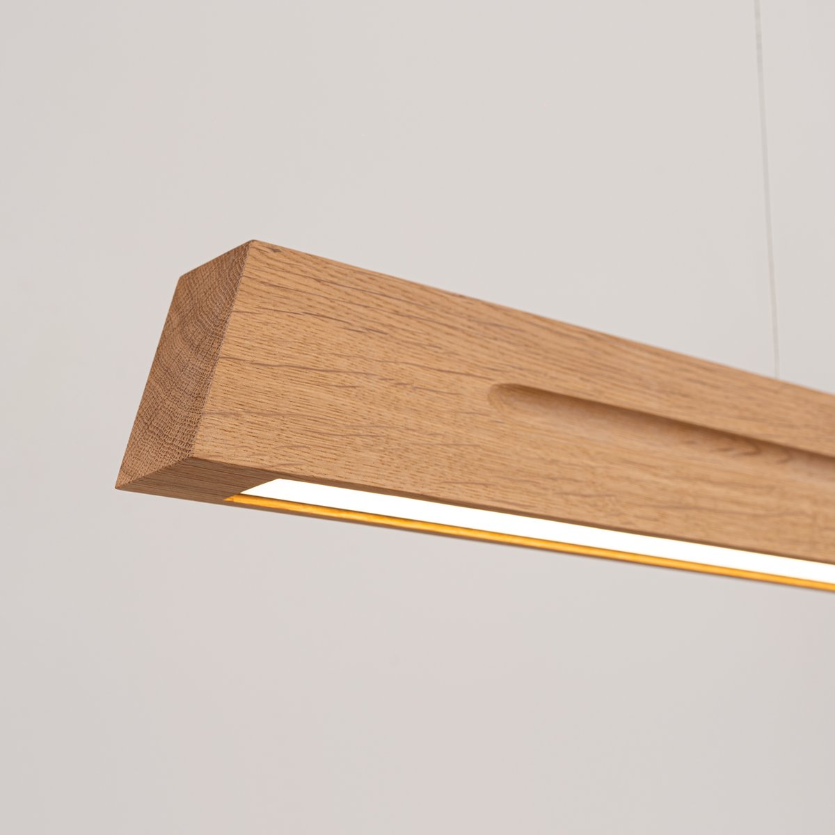 Suspension Bois Chêne LED 1 Skog chêne, EDEN