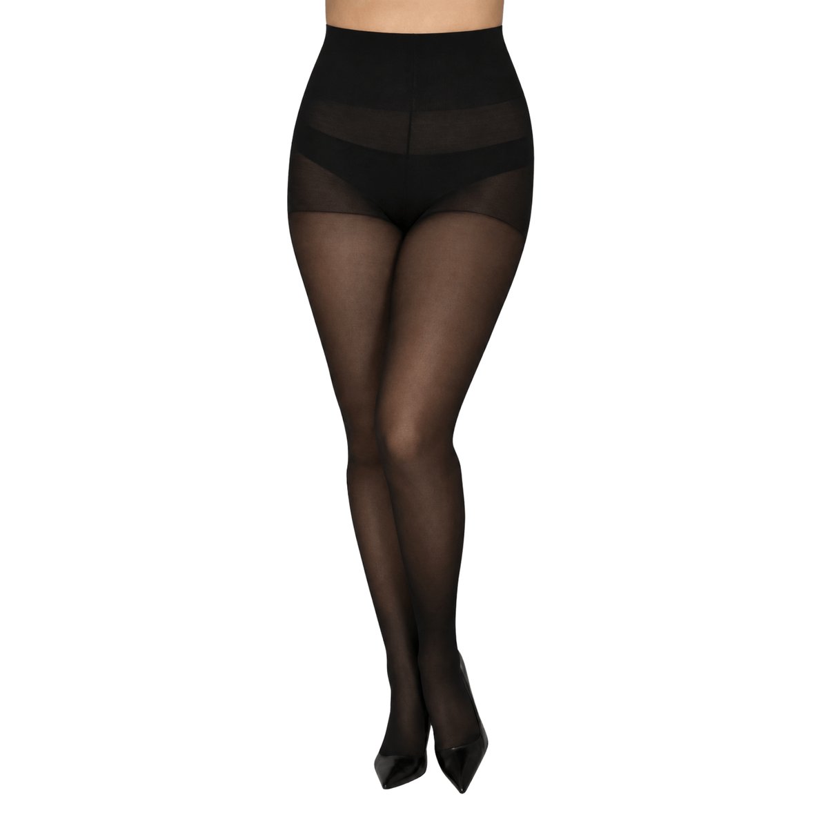 Collants semi-opaques 30D MON INDISPENSABLE noir ébène, WELL