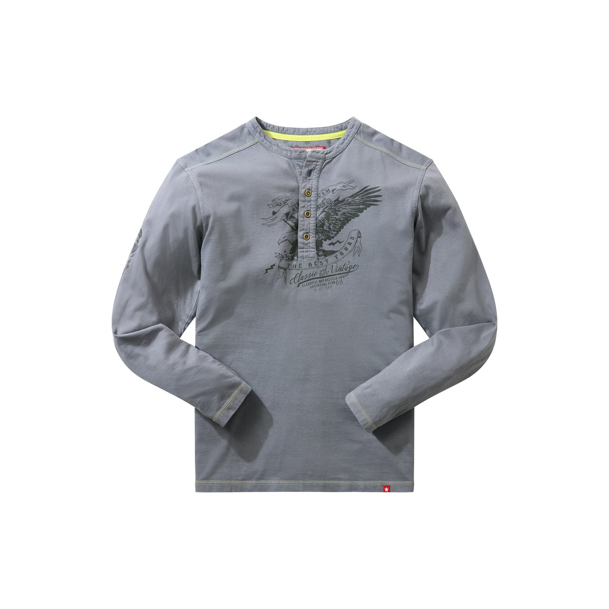 T-shirt motif aigle détente gris, JOE BROWNS