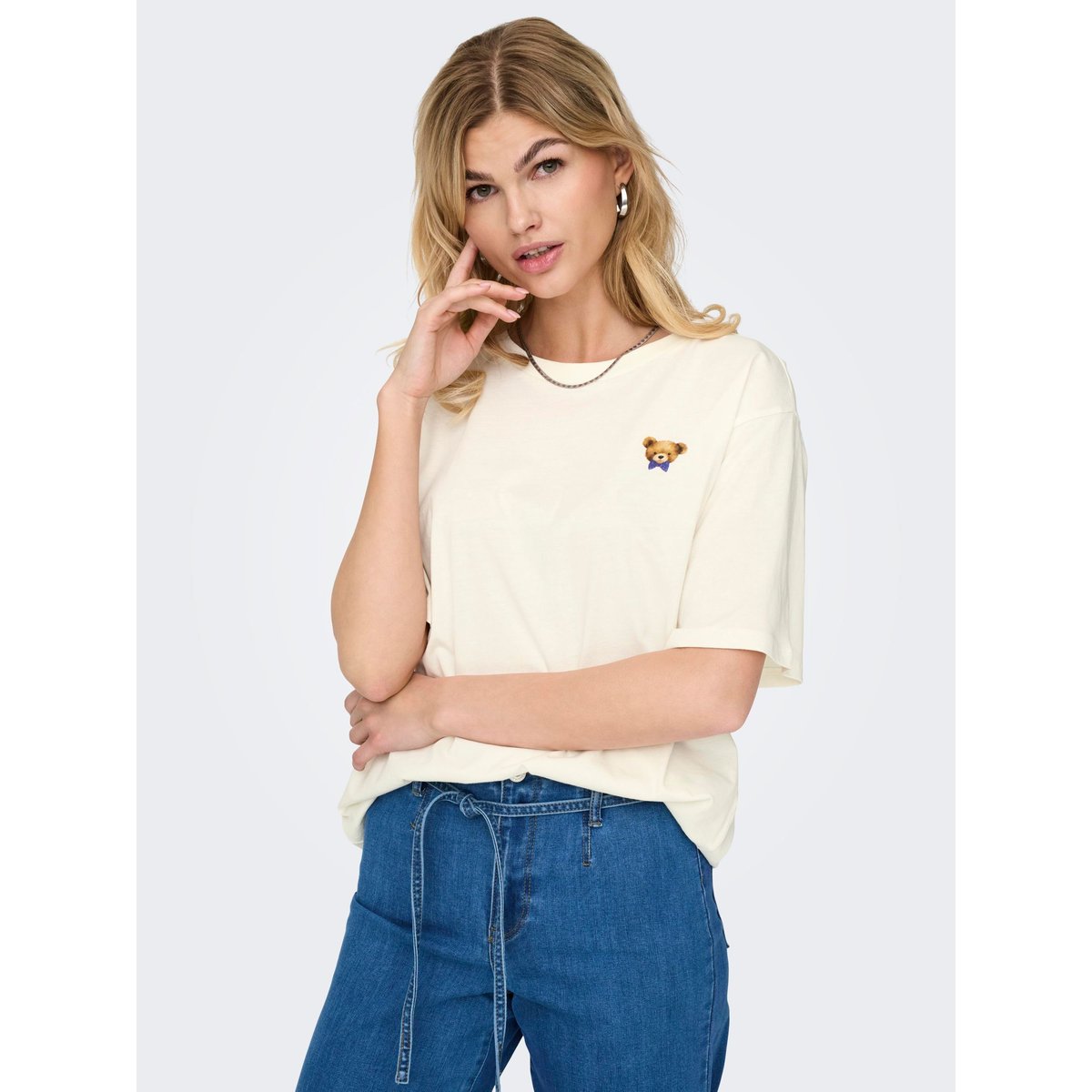 T-Shirt cloud dancer, ONLY