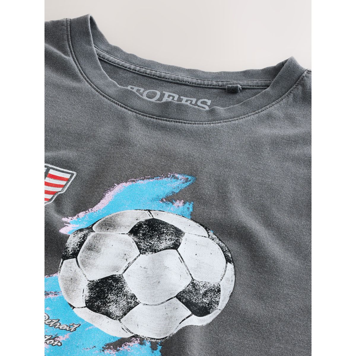 T-shirt décontracté coupe du monde football toffs gris, NEXT