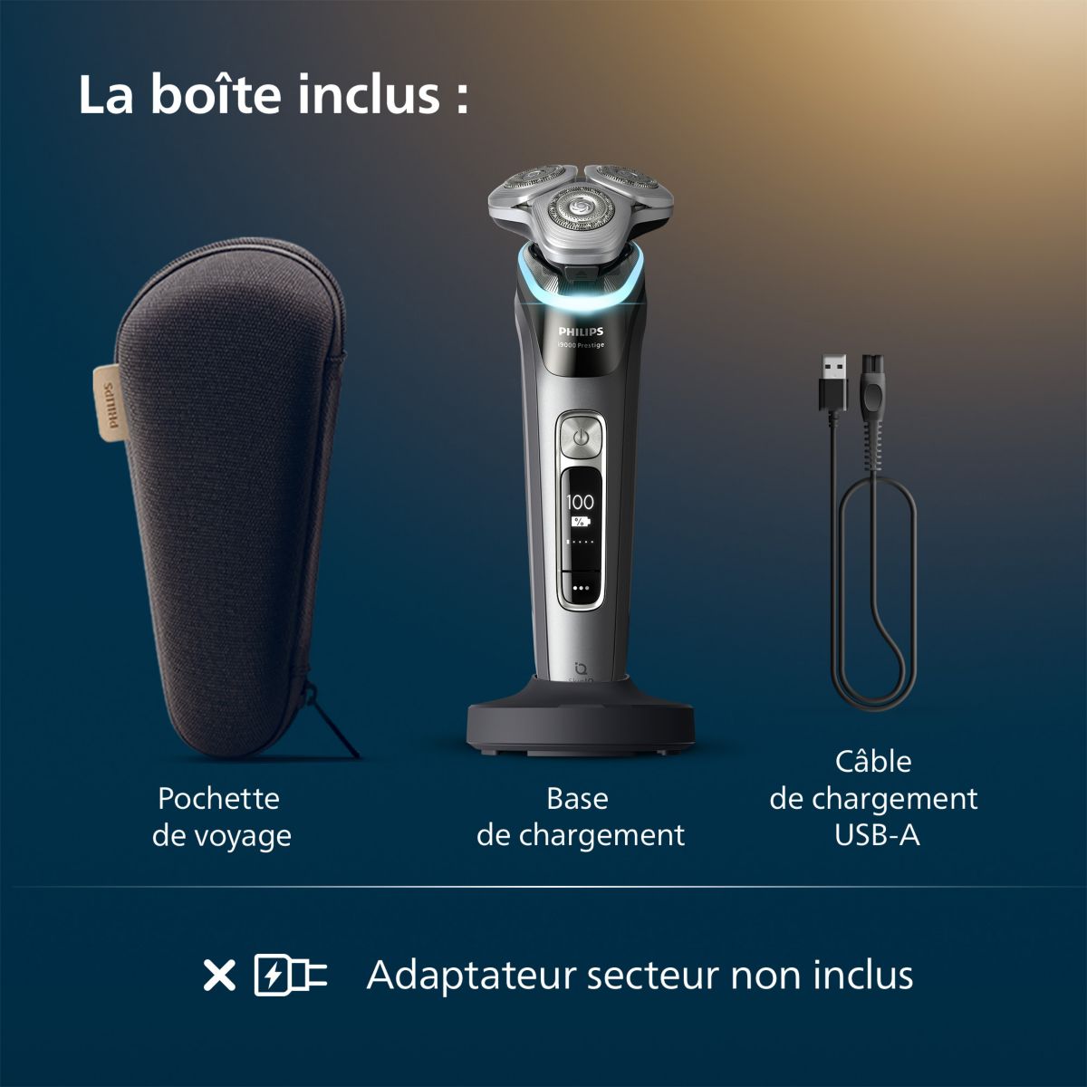 Rasoir électrique Prestige XP9202/10 couleur unique, PHILIPS