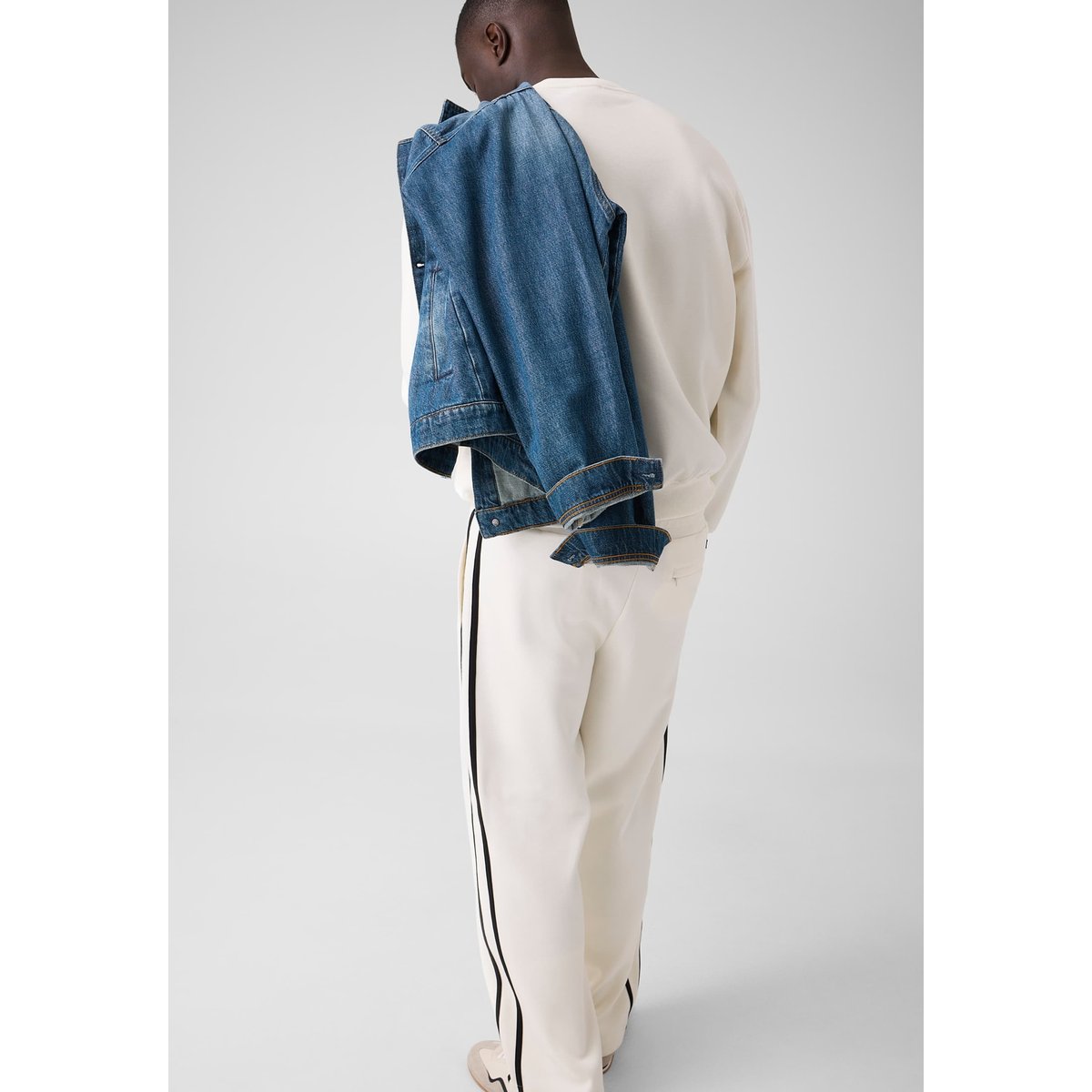 Joggers Avec Bandes Latérales blanc, GUESS