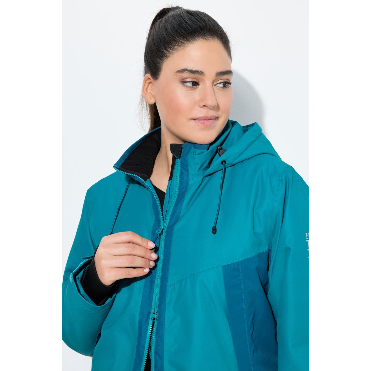 Veste technique HYPRAR à capuche émeraude, ULLA POPKEN