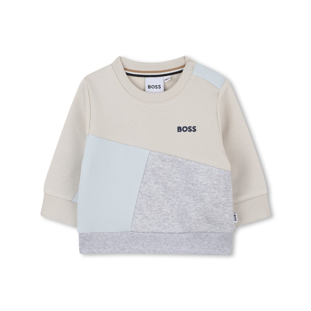 Sweat à col rond vanille, BOSS KIDSWEAR