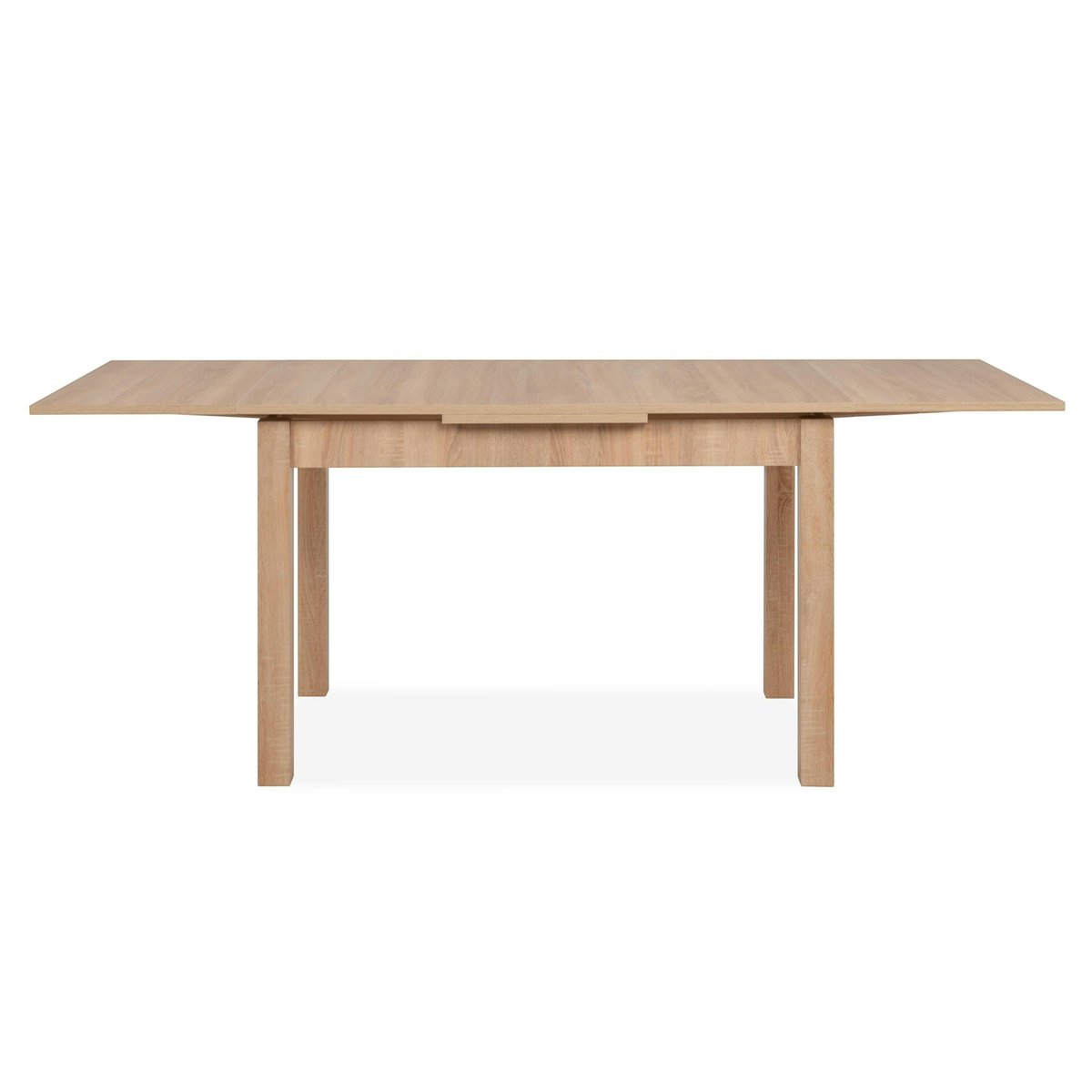 Table à manger extensible décor bois 120-200 cm ALVA bois naturel, PIER IMPORT