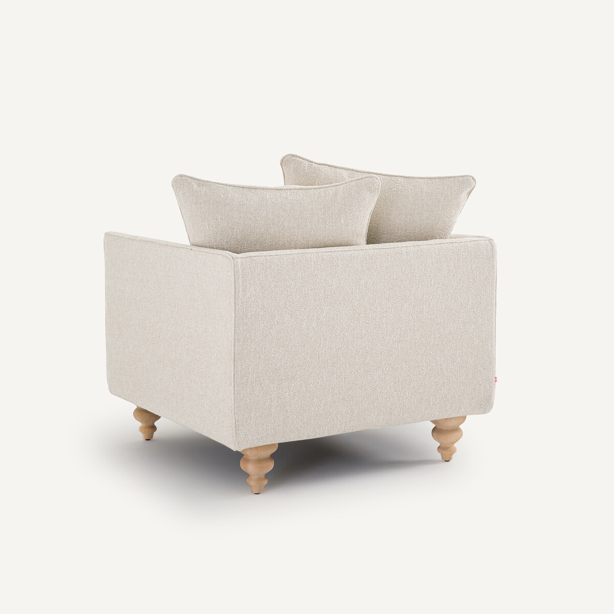 Fauteuil bouclette, Lazare craie, AM.PM