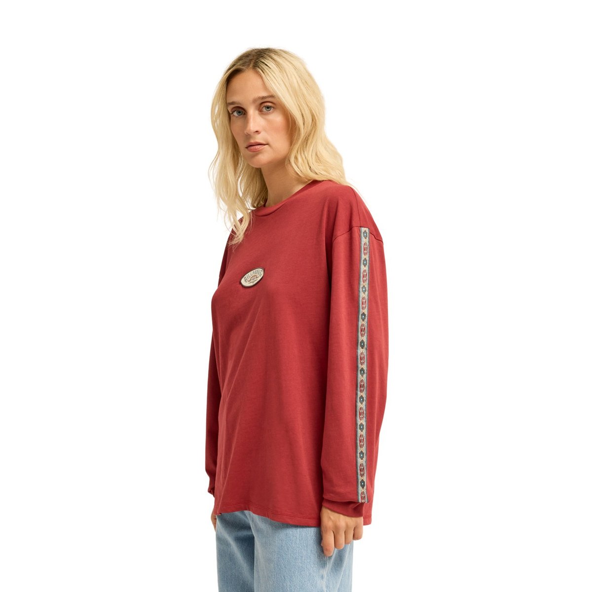 T-shirt oversize SINCE 73 STILL CHILL rouge burnt russet, BILLABONG