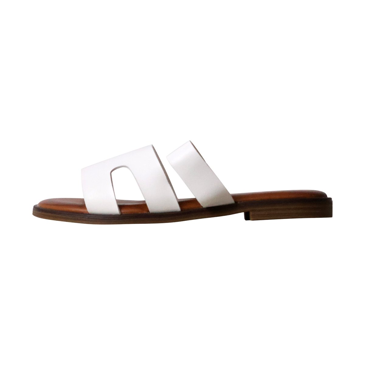Sandales à Enfiler blanc, ENZA NUCCI