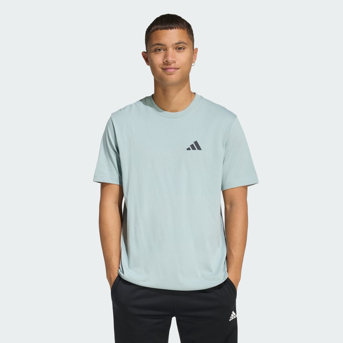 Outdoor Mountain Biking Graphic T-Shirt wonder sage, ADIDAS SPORTSWEAR