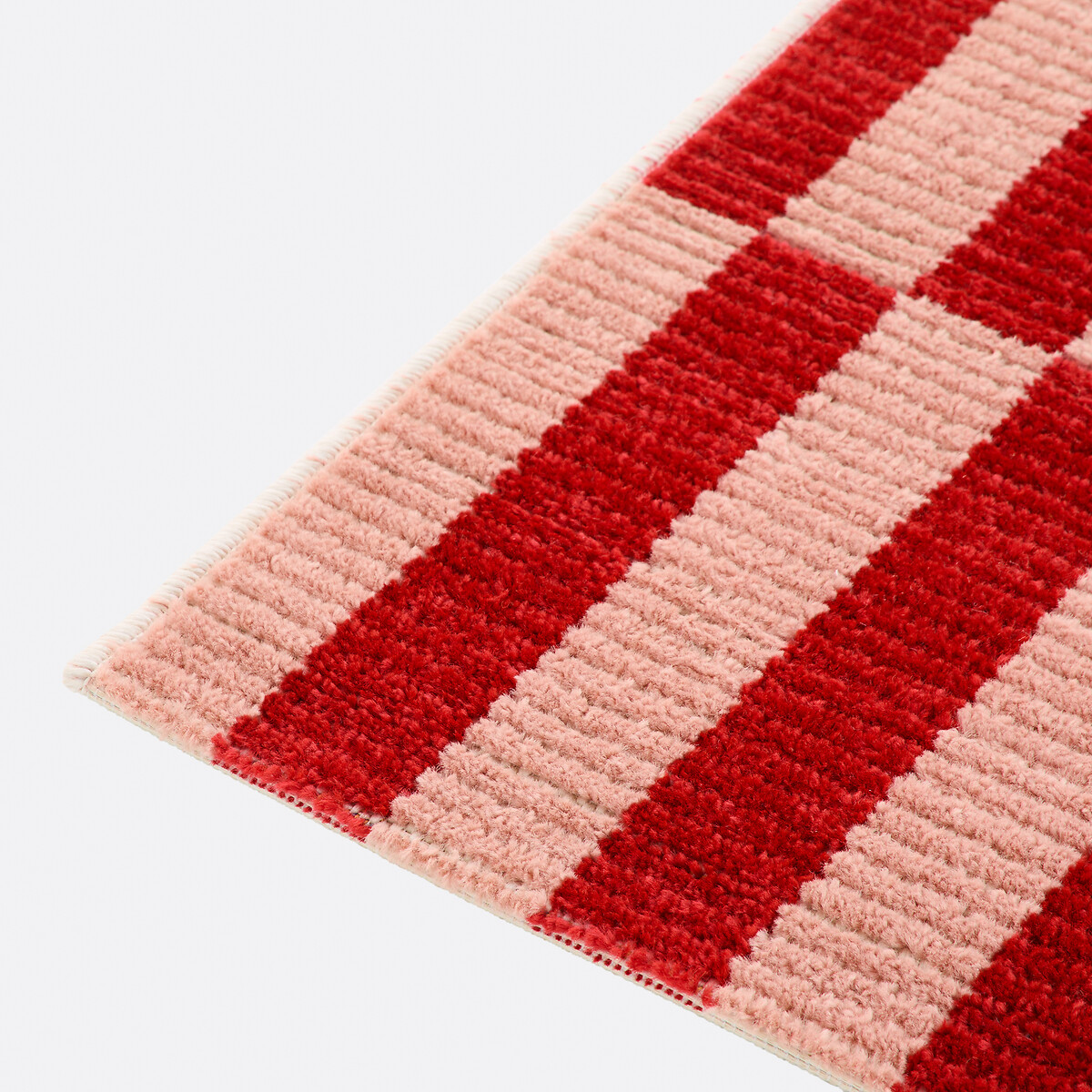 Descente de lit, TABAKA rouge/rose, LA REDOUTE INTERIEURS