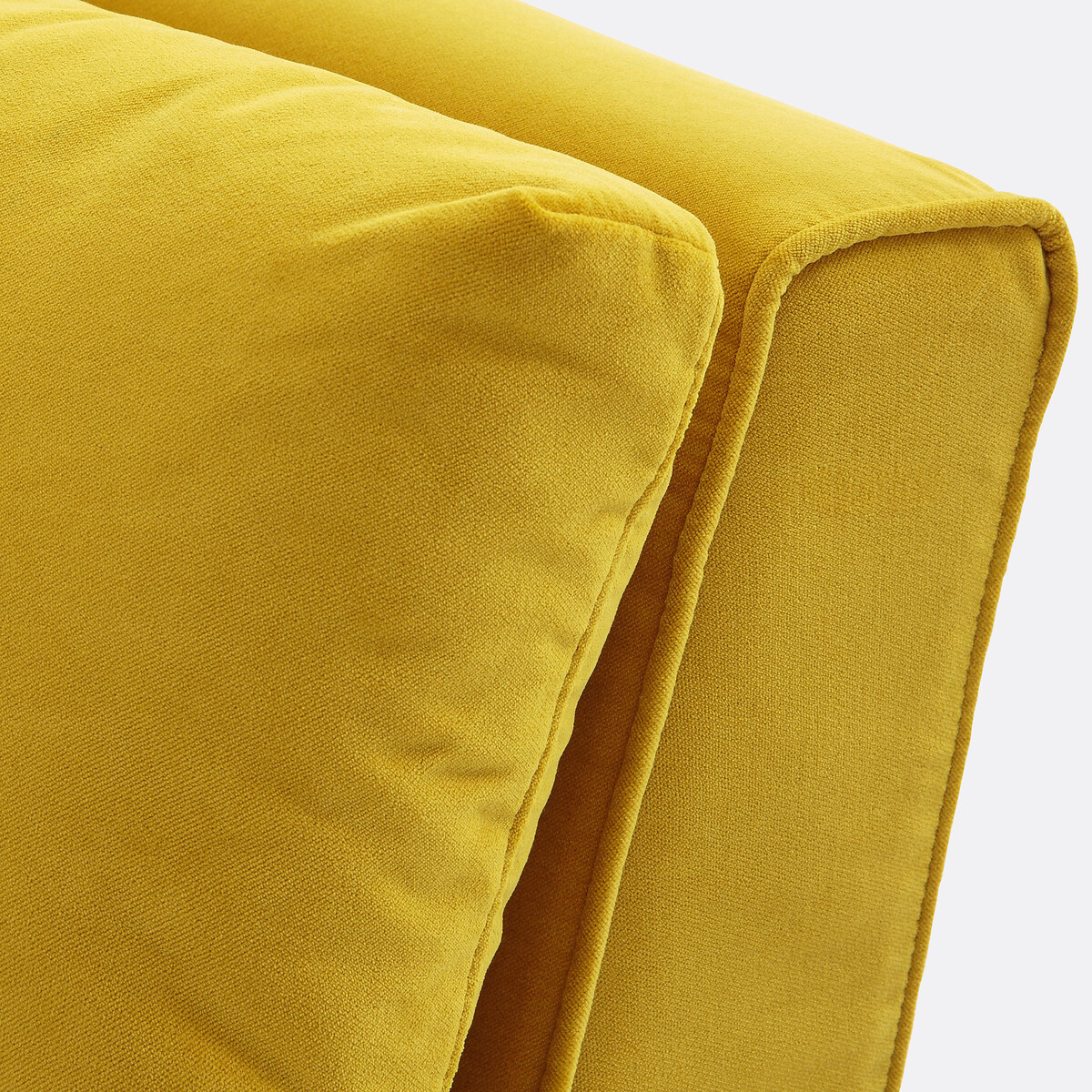 Sofa Tasie, 3- oder 4-Sitzer, Samt senfgelb, LA REDOUTE INTERIEURS