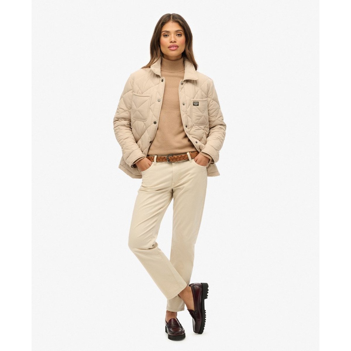 Veste Matelassée Chore Liner beige humus, SUPERDRY