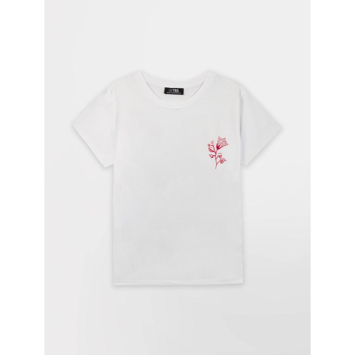 T-shirt manches courtes ISCIATEE blanc, TBS