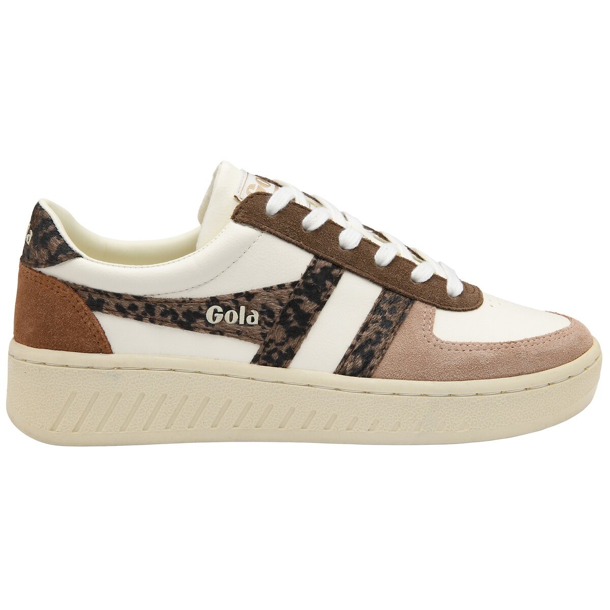 Zapatillas GRANDSLAM SAFARI QUADRANT blanco/leopardo, GOLA