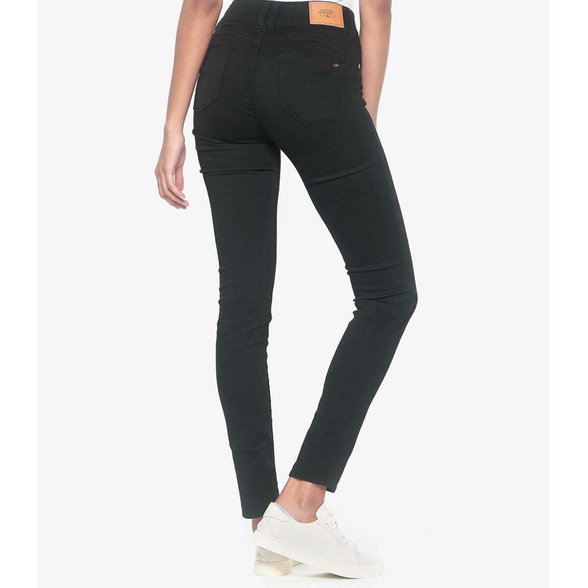 Slim Fit Jeans in Mid Rise black, LE TEMPS DES CERISES