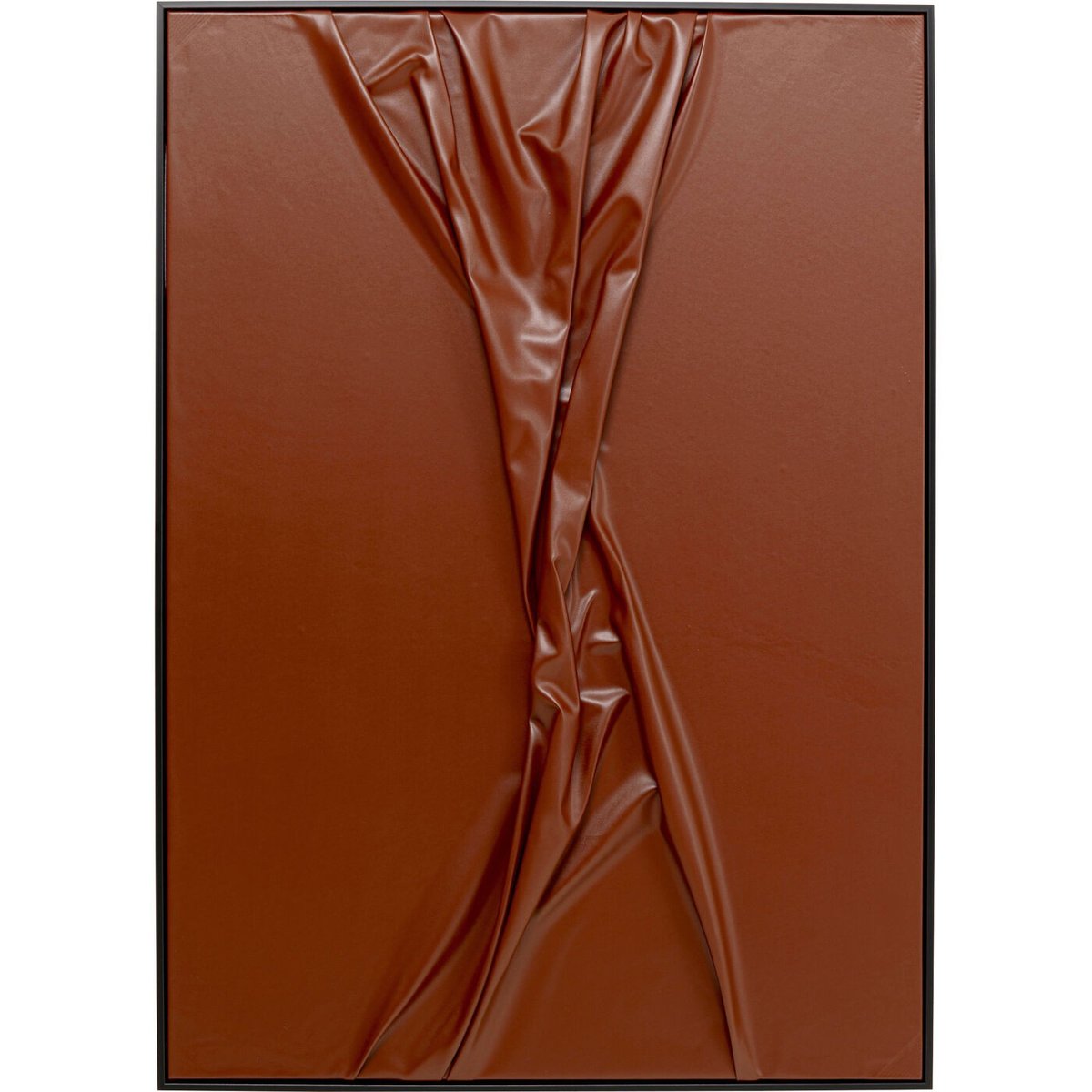 Tableau en papier froissé, CRINCLE marron, KARE DESIGN