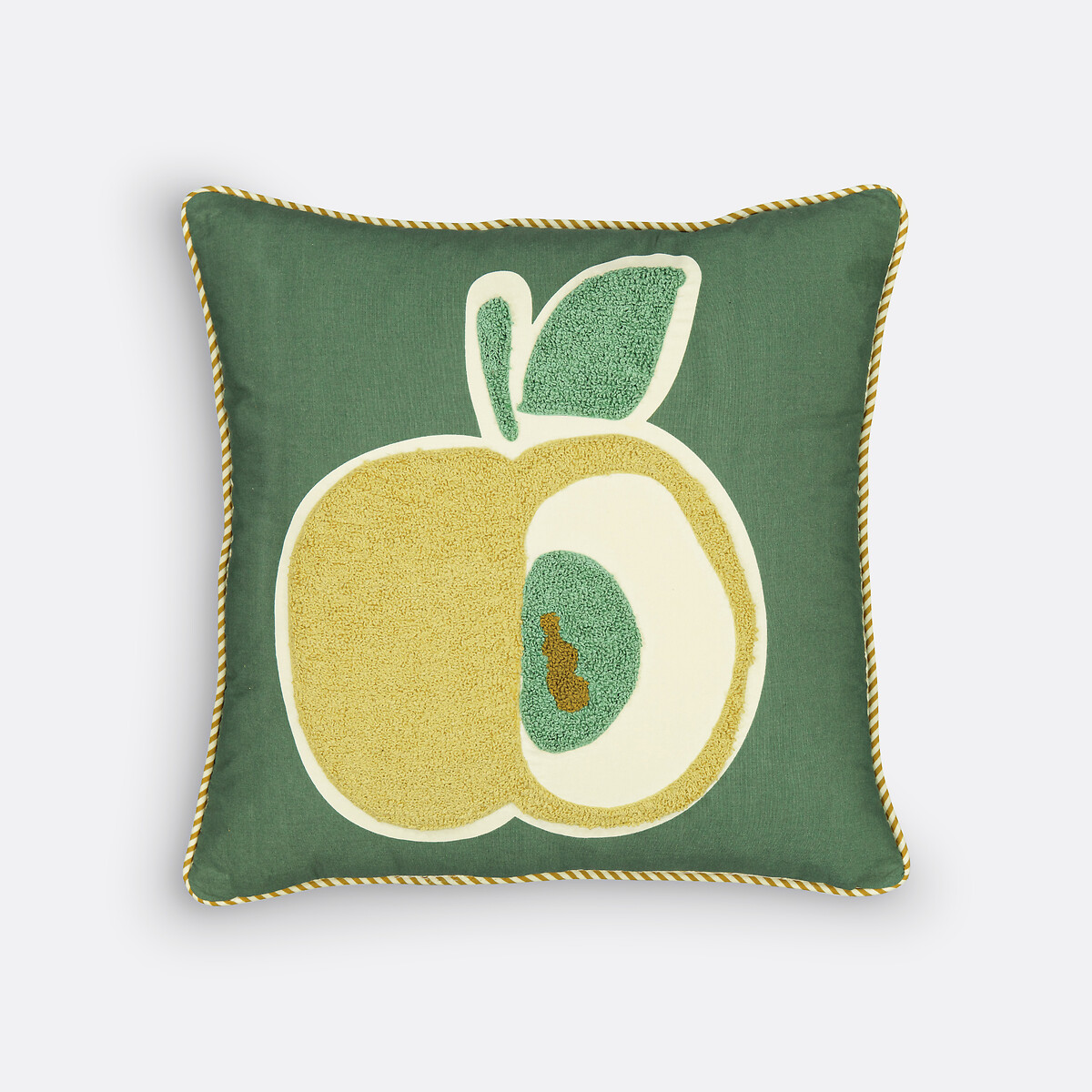 Federa per cuscino 40x40 cm, Pommes verde, LA REDOUTE INTERIEURS