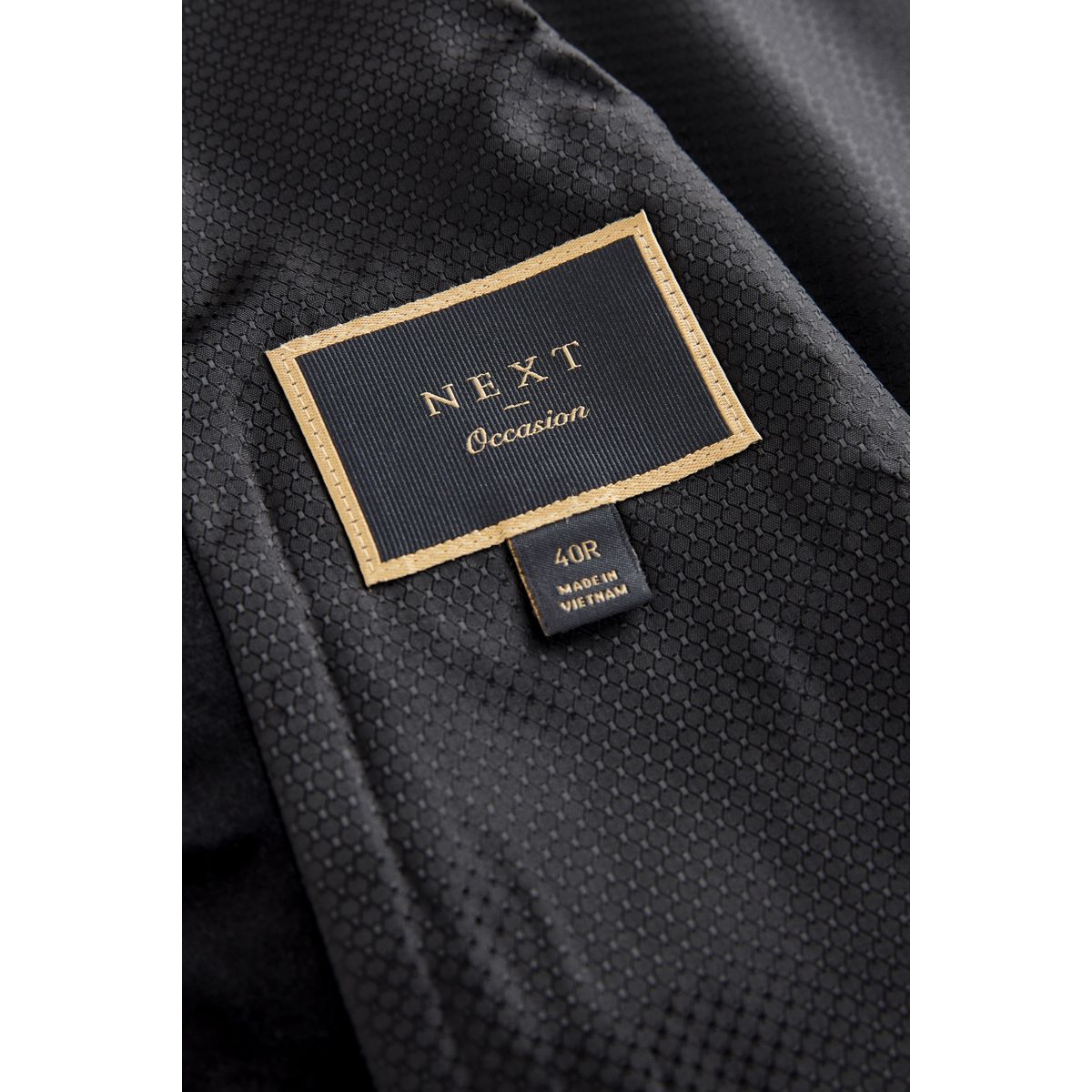 Gilet de costume boutonné noir, NEXT