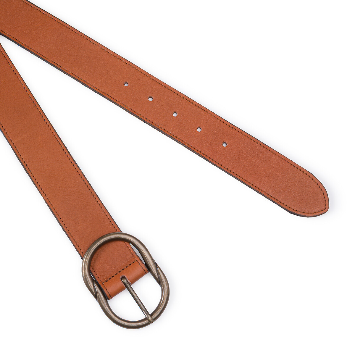 Ceinture cuir Laura cognac, PIECES