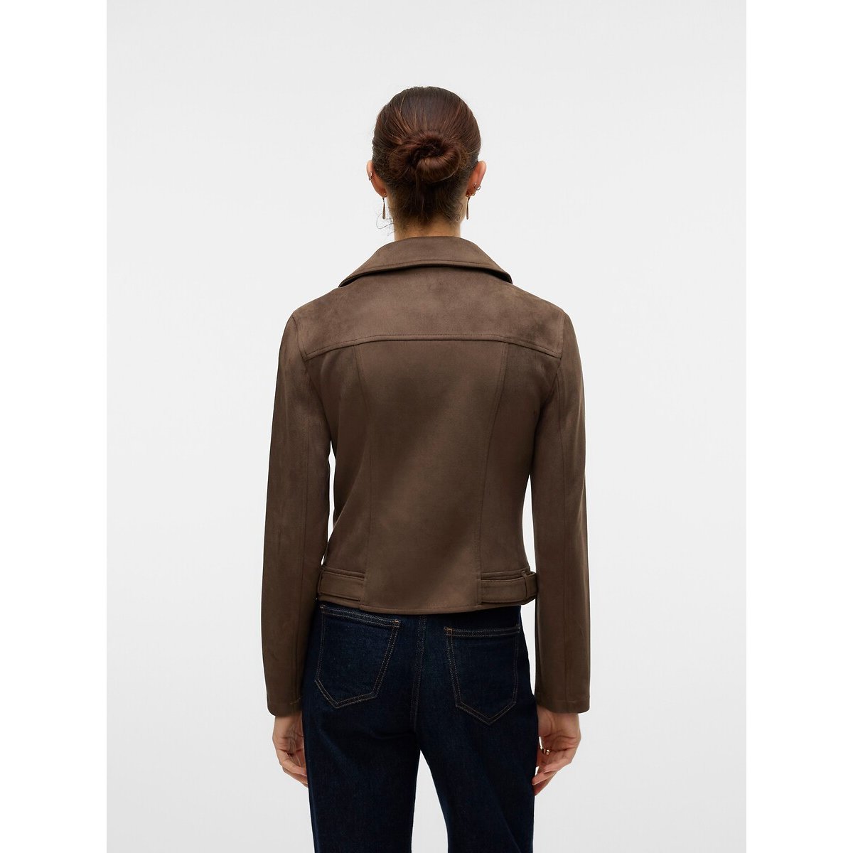 Blusão curto castanho, VERO MODA
