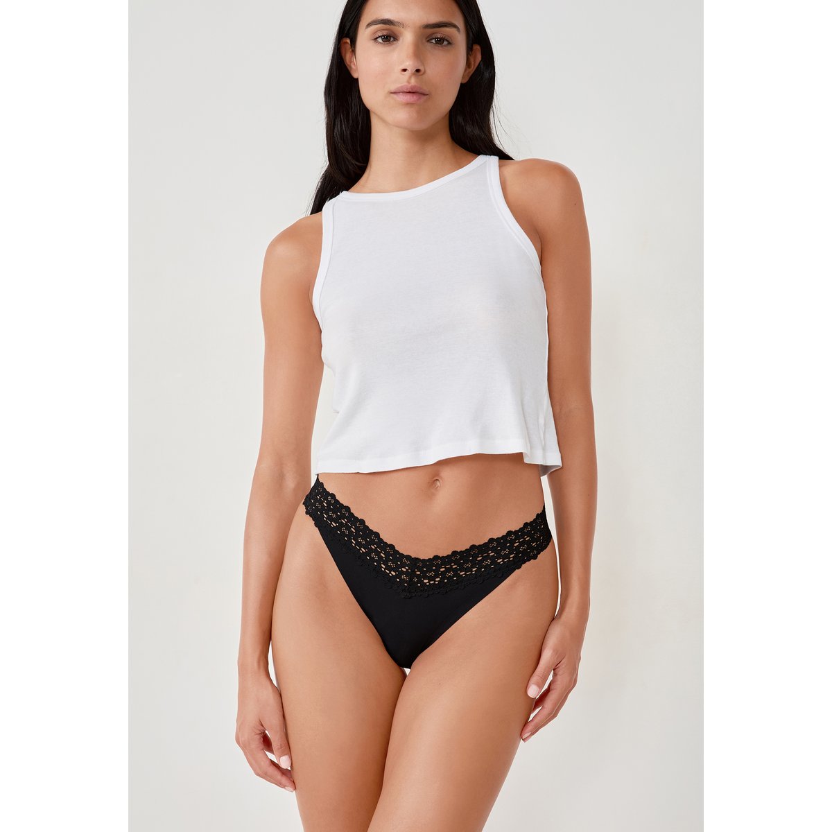 ETAM TANGA WISH - 5 TANGAS noir, ETAM