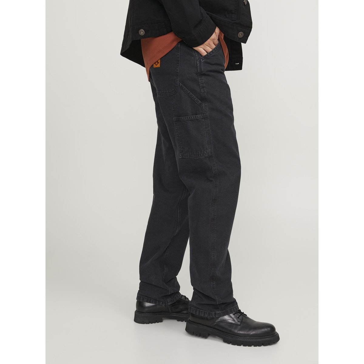 Jean À Coupe Ample noire - black, JACK & JONES