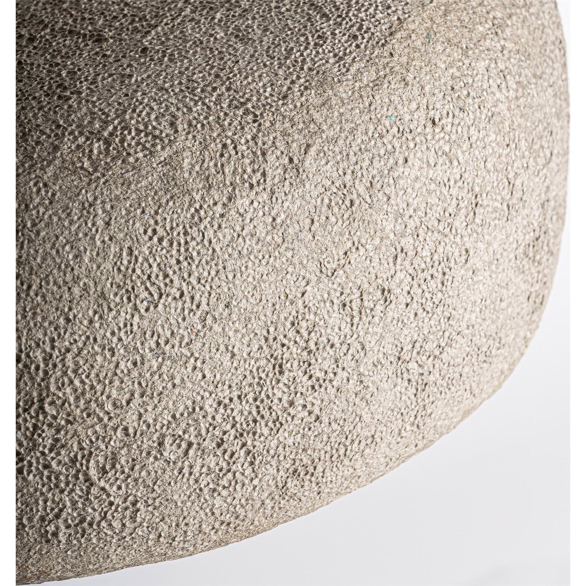 Suspension contemporaine en papier mâché finition sablée gris sablé contemporain, RECOLLECTION
